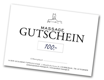 Gutschein für Massage